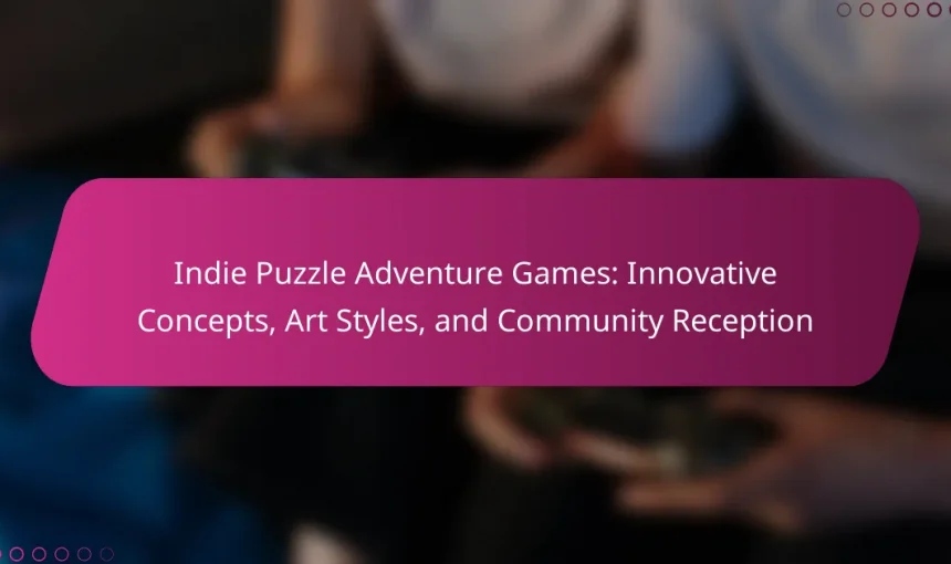 Indie Puzzle Adventure Games: Innovative Concepts, Art Styles, and Community Reception